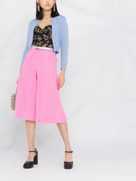 Φλοράλ κορμάκι Red Valentino με σχέδιο μαύρο
