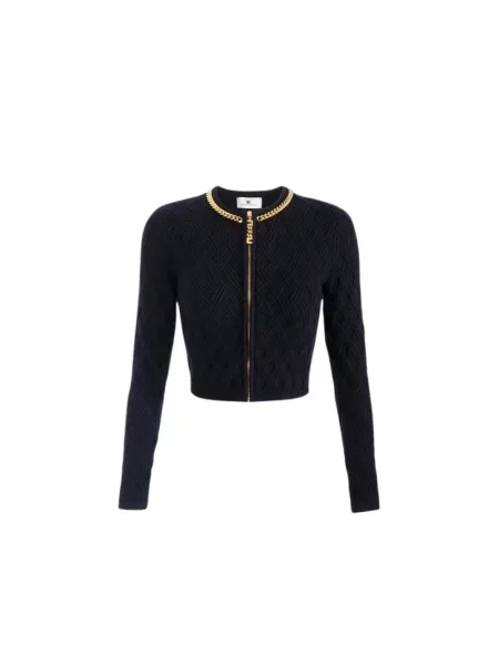 Kardigan Elisabetta Franchi czarny
