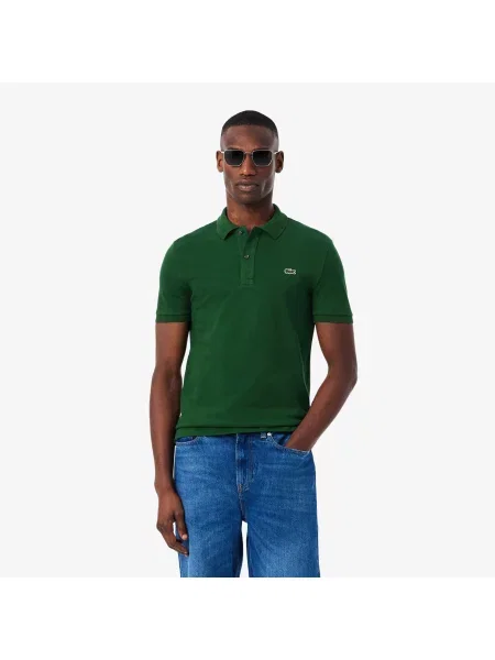 Lacoste поло чоловіче Slim Fit зелене