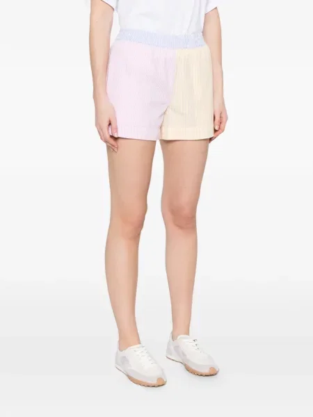 Pantaloni scurți Mc2 Saint Barth cu dungi roz
