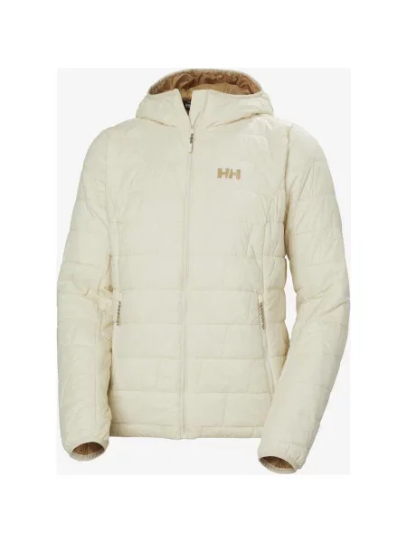 Kurtka z kapturem Helly Hansen LIFALOFT Insulator beżowy XS biała