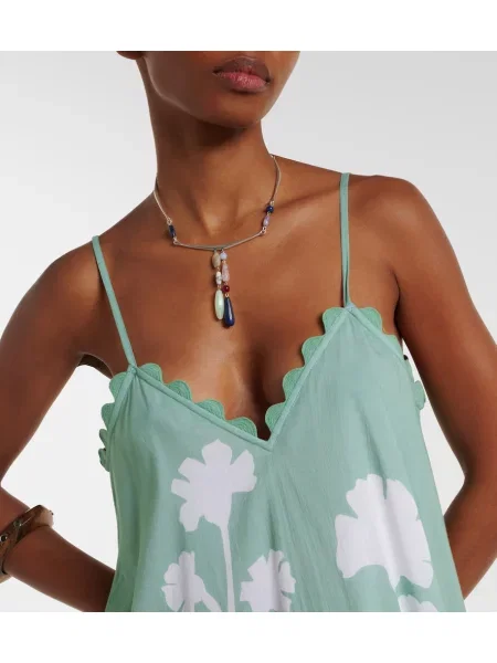 Rochie midi Juliet Dunn cu model floral verde