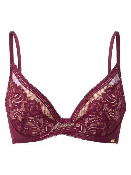 Бюстгальтер Gossard бордовый