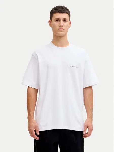 Jack & Jones Marškinėliai Owen S balta