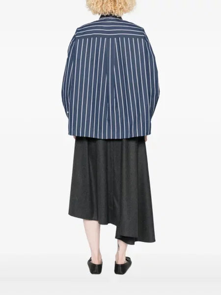 Cămașă Brunello Cucinelli cu dungi albastru