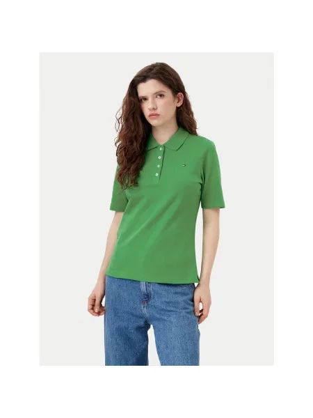 Tommy Hilfiger Polo Regular Fit πράσινο
