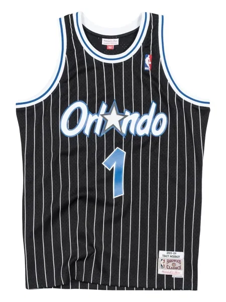 Cămașă Mitchell & Ness din jerseu negru