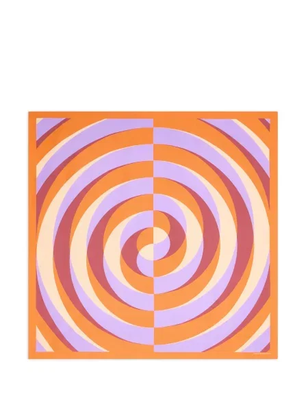 Szal Dries Van Noten pomarańczowa