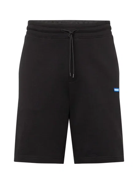 HUGO Pantaloni Nasensio albastru / negru alb