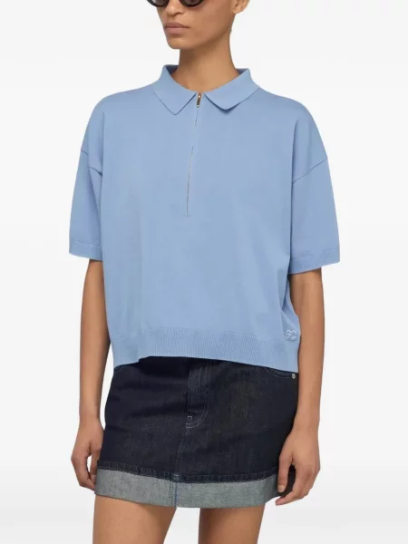 Scurt pulover Semicouture albastru