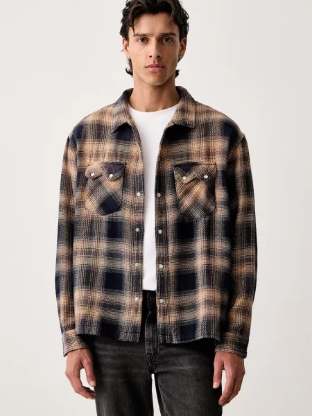 Levi's koszula LS BOXY WESTERN czarna