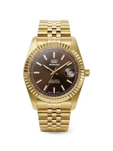 Ceas Richelieu Swiss clasic maro