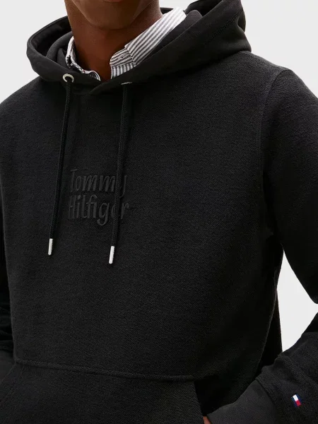 Махрова толстовка Tommy Hilfiger чорна