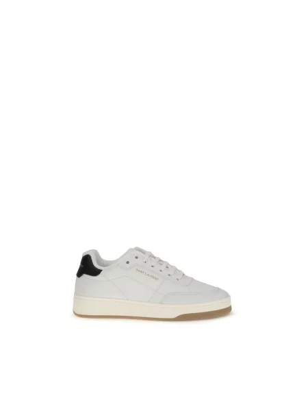 Sneakersy Saint Laurent skórzane białe