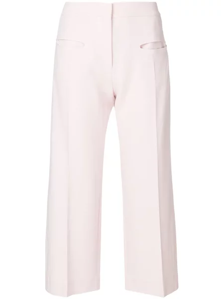 Cropp pantaloni Carven roz