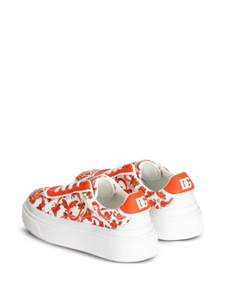 Sneakersy dziecięce Dolce And Gabbana pomarańczowe