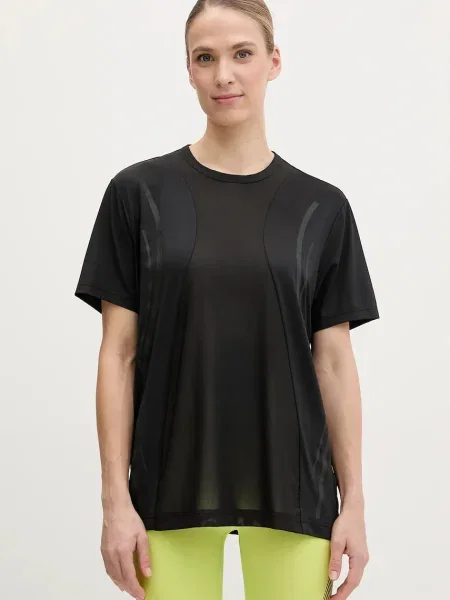 Тениска adidas by Stella McCartney Truepace черно