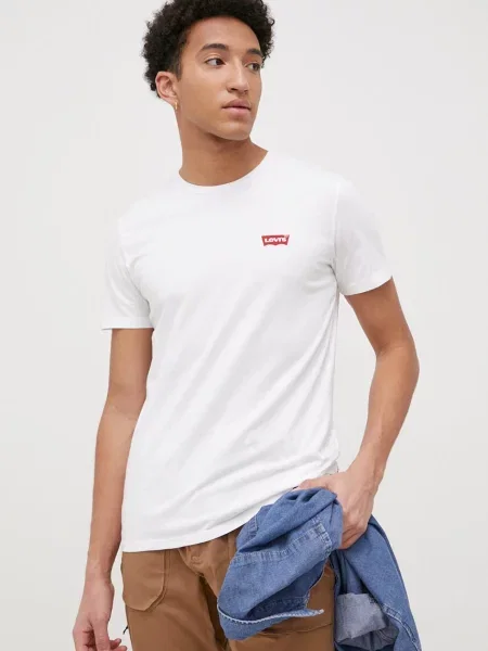 LEVI'S Tričko / čierna / červená biela