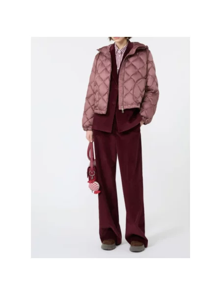 Spodnie Weekend Max Mara czerwone
