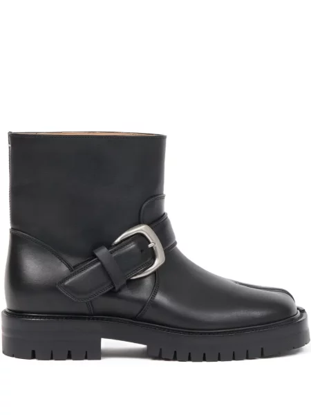Cizme scurte Maison Margiela din piele negru