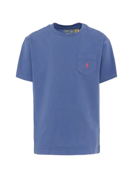 Koszulka polo dziecięca Polo Ralph Lauren niebieska