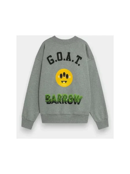 Bluza sportowa Barrow z nadrukiem szara