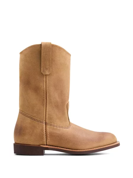 Botine Red Wing Shoes din piele roșu