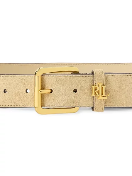 LAUREN RALPH LAUREN Curea Écru maro