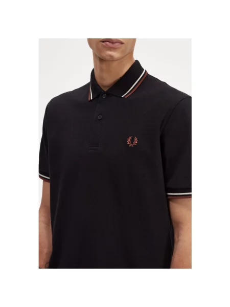 Koszulka polo Fred Perry czarna