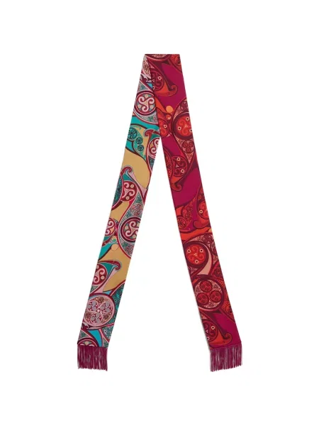 Fular La Doublej skinny fit roșu