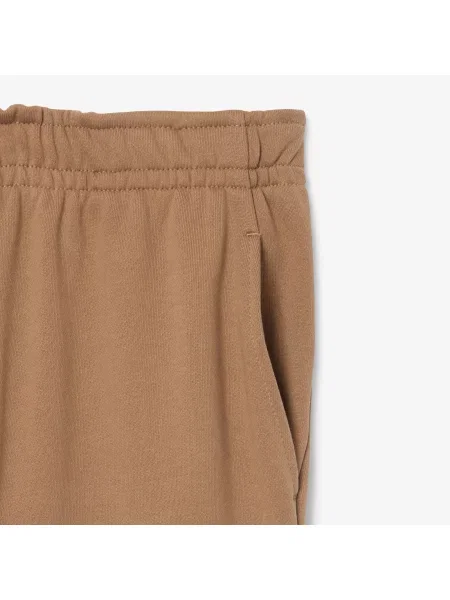 Lacoste Spodnie Dresowe Z Polaru brązowe