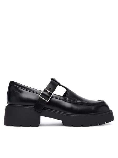 Loafers Calvin Klein Chunky Loafer Tbar Pol Lth čierna