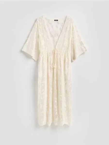 Reserved Rochie de plajă crem