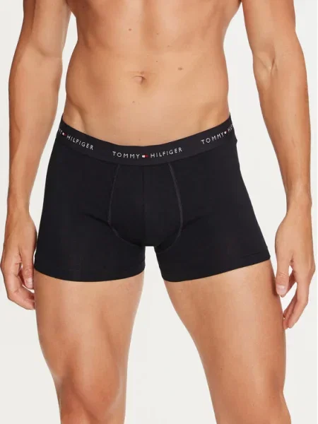 Tommy Hilfiger Underwear Boxeri bleumarin / roșu / negru alb