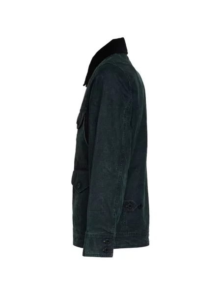Gulerat geacă Filson de catifea cord verde