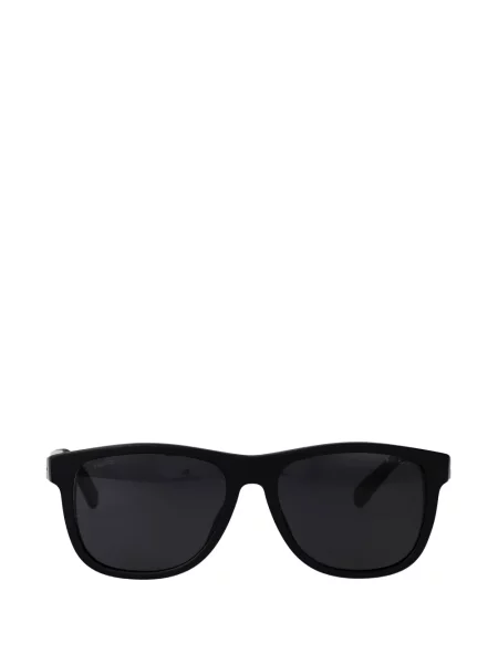 Kvadratne sunčane naočale Bvlgari crna