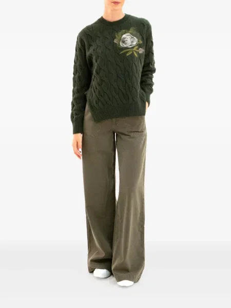 Pantaloni Paige verde