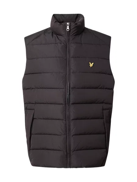 Lyle & Scott Brezrokavnik črna