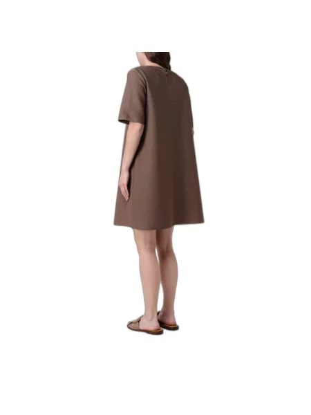 Sukienka koszulowa Max Mara brązowa
