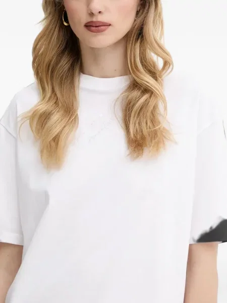 Scurt rochie tip cămașă Armani Exchange alb