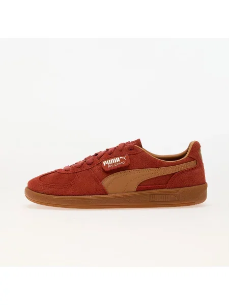 Велурени маратонки Puma Palermo Cobalt Glaze оранжево червено