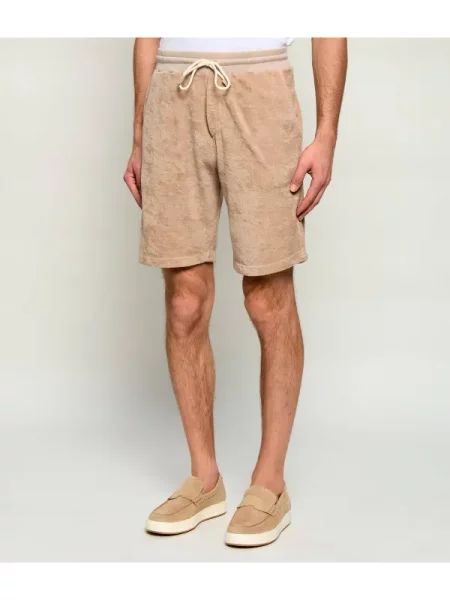Gran Sasso Pantaloni scurți | Comfort fit frotir bej
