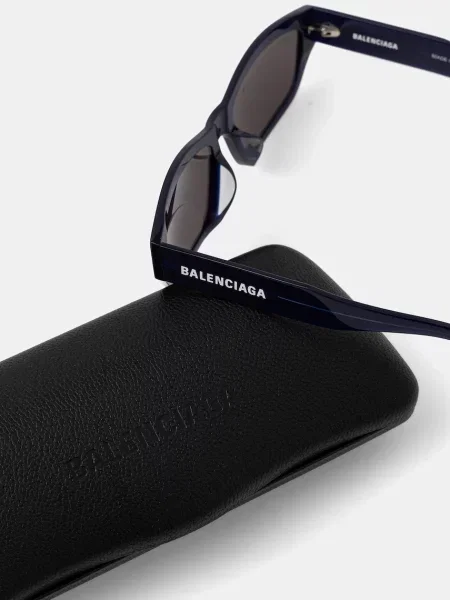 Balenciaga ochelari de soare bleumarin