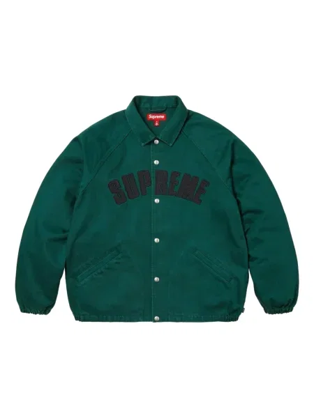 Geacă bomber Supreme cu broderie verde