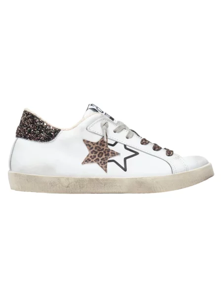 Sneakersy 2star skórzane białe