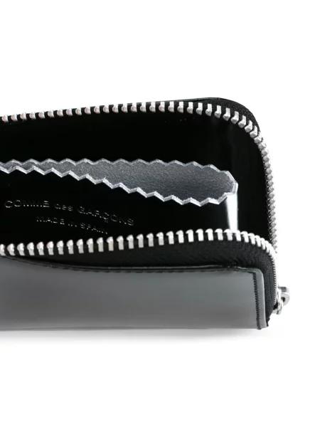 Peněženka Comme Des Garçons Wallet s polovičními zipem černá
