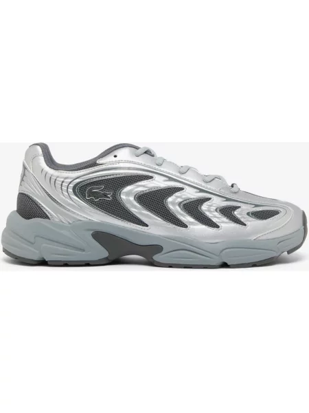 Buty do biegania Lacoste Storm 96 3K Metal srebrny ciemnoszary szary