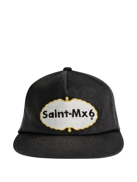Șapcă Saint Mxxxxxx cu broderie negru