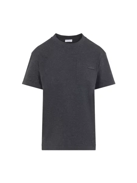 Koszulka Brunello Cucinelli szara