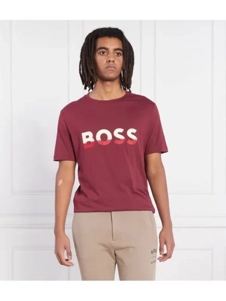 BOSS GREEN Tricou Tee 1 verde